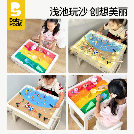 【云优选】babypods儿童多功能积木桌男女孩益智玩具宝宝生日周岁礼物礼品（不支持7天无理由，介意慎拍） 商品图2