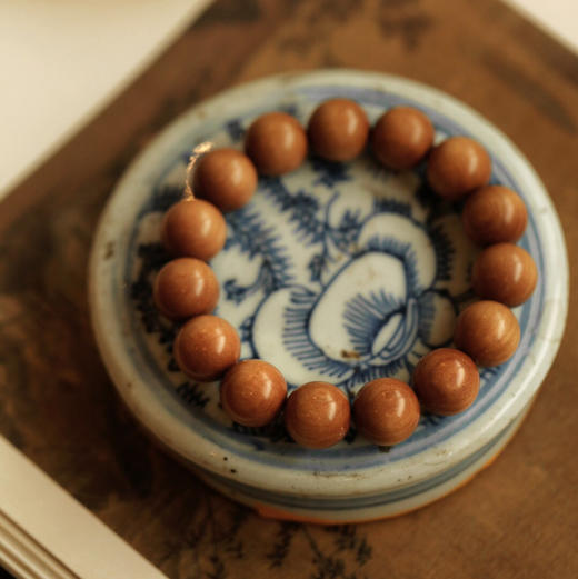 【青山特惠】1.5*15颗沉水印度迈索尔正区红肉老山檀手串 L5 商品图7