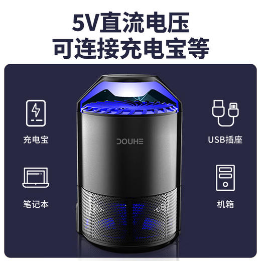 【多维度诱捕】斗禾（DOUHE）潮流生活电器灭蚊灯神器家用驱蚊灯室内孕妇婴儿捕蚊虫蚊子灭蚊器吸蚊 多维度诱捕 商品图4
