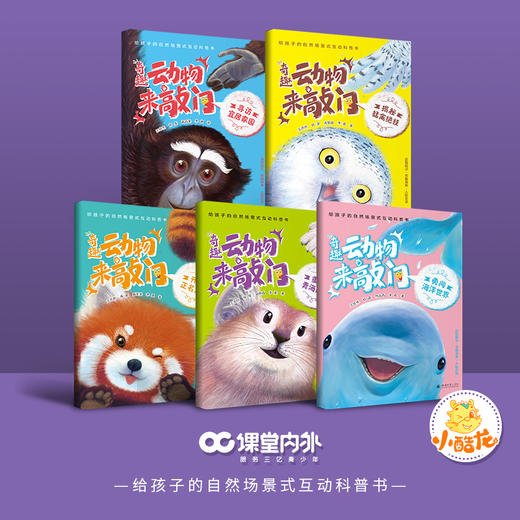 《奇趣动物来敲门》5册 商品图1