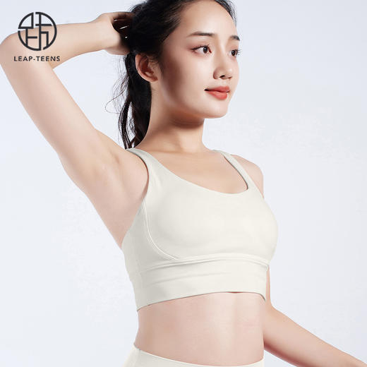 【147元任选3件】跃牌【蚂蚁运动】系列 7A抗菌防震防下垂文胸背心普拉提上衣X1373（活动产品，收货7天内支持退换） 商品图5