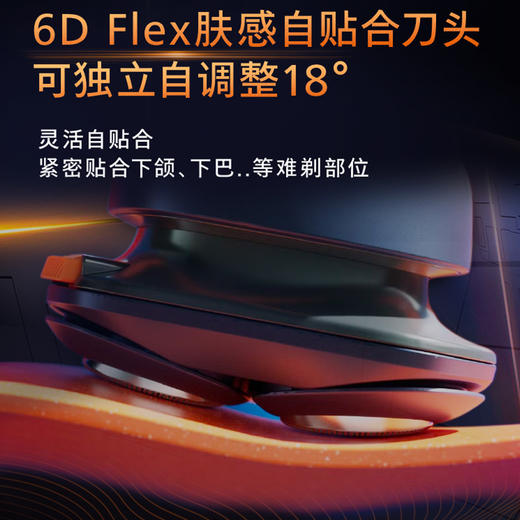 飞利浦PHILIPS男士剃须刀全身水洗三刀头 旋风2系刮胡刀S2883 商品图2