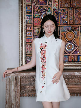 廷前观棠 | 雪见连衣裙