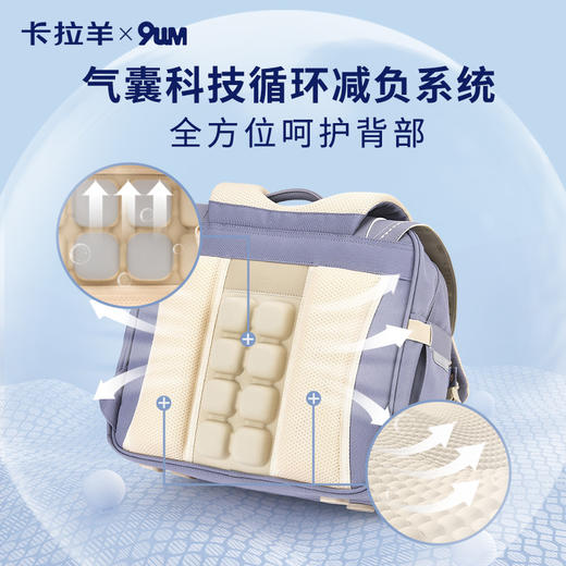 【新品上新】卡拉羊X九微米小学生1-3-6年级剑桥包枫丹白露 U2251+U2764 商品图3