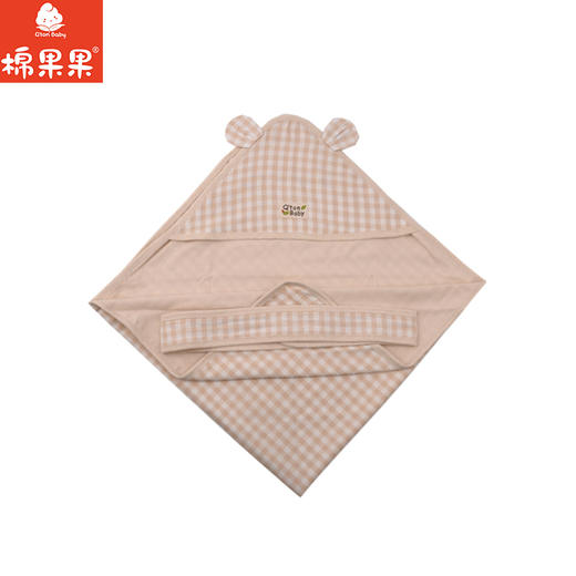 棉果果夏季彩棉纯棉抱被（90*90cm）M205550100048（微商城发货不带礼盒） 商品图0