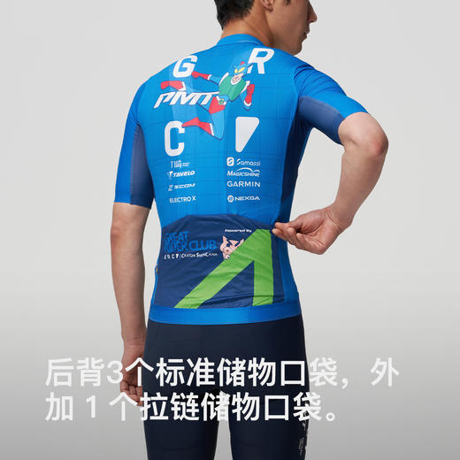 GRC-PMT厂队版春夏短袖套装公路车自行车骑行服男女 商品图3