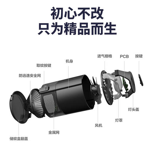 【多维度诱捕】斗禾（DOUHE）潮流生活电器灭蚊灯神器家用驱蚊灯室内孕妇婴儿捕蚊虫蚊子灭蚊器吸蚊 多维度诱捕 商品图5