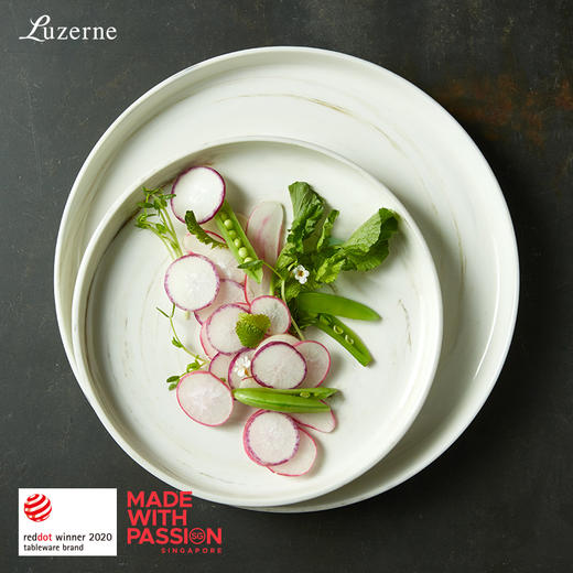 Luzerne 陶瓷北欧风大理石系列餐具10件套-礼盒 商品图3