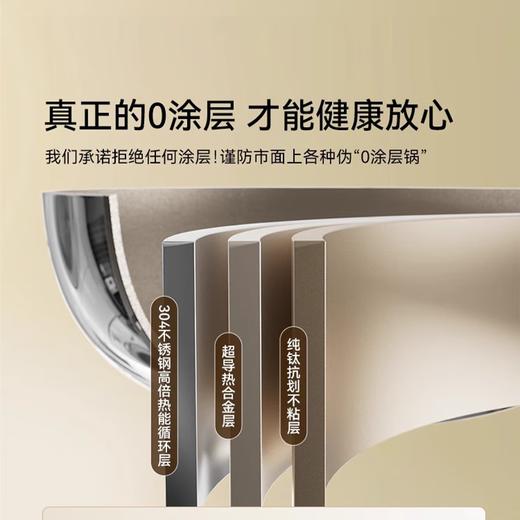 VELOSAN温仑山  镜面不锈钢鹅卵石炒锅32cm 商品图4