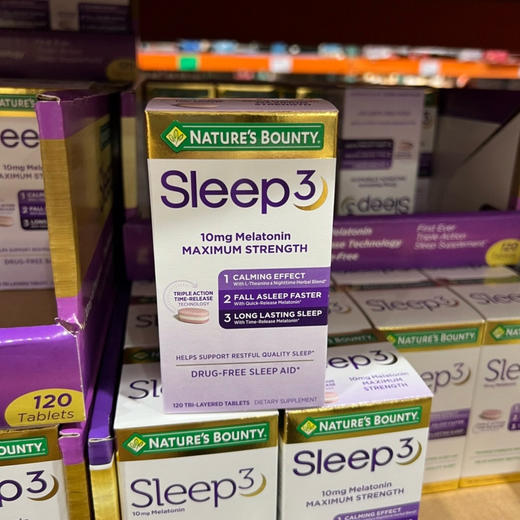 🇺🇸直邮特价只要258元🉐 包税包邮到手了🔥自然之宝Nature’s Bounty melatonin褪黑素120粒改善睡眠 商品图4
