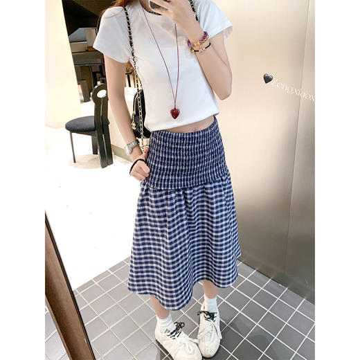 【149元任选2件】最后一波！两穿格子抹胸吊带连衣裙 商品图5