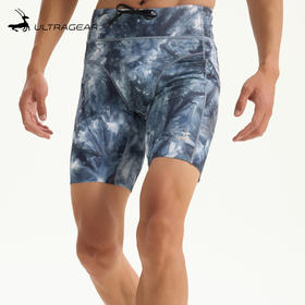 优极UG 流岚·男女款爽滑五兜紧身跑步短裤