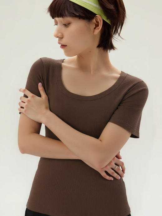 【凉感天丝】官网259/299！莱赛尔天丝精梳棉短袖短裤U领带胸垫短款T恤休闲宽松睡衣裤家居服 商品图1