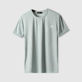 半身缘男装 夏季速干清凉简约透气短袖T恤252112M01112153