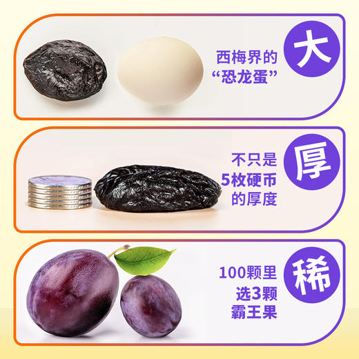 阳光西梅霸气西梅无核500g 商品图3