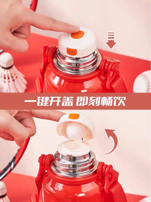 【春上新】9楼母婴生活馆 龙士达途悦运动保温壶带提手可斜挎800mL 吊牌价：99元 活动价：79元 商品图2