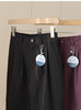 抗皱超态棉！2025轻盈薄款松紧高腰宽松显瘦直筒阔腿裤九分休闲裤女夏款！ 商品缩略图7