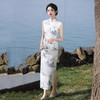 夏季青花瓷无袖新中式长款改良旗袍2025新款少女复古修身日常可穿旗袍ZA&WZY9345 商品缩略图2