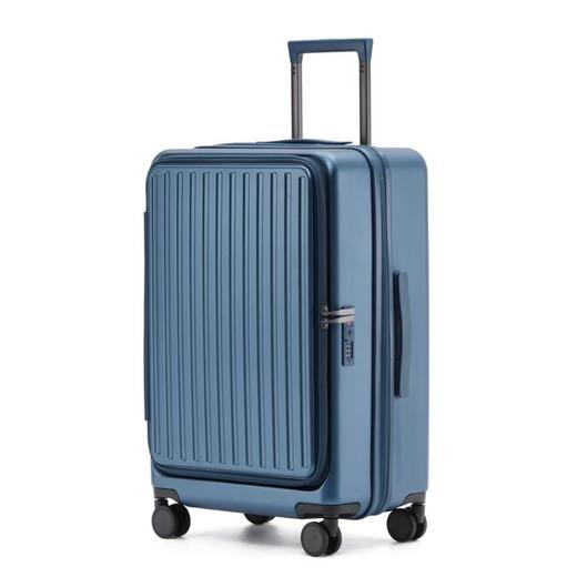 前开口/侧开口可扩展大容量行李箱登机箱时尚挂钩万向轮拉链行李箱USB充电 商品图3