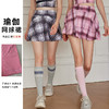 跃牌【洛水之神系列】夏季裸感运动裙瑜伽格子短裙防走光网球裙女320 商品缩略图0