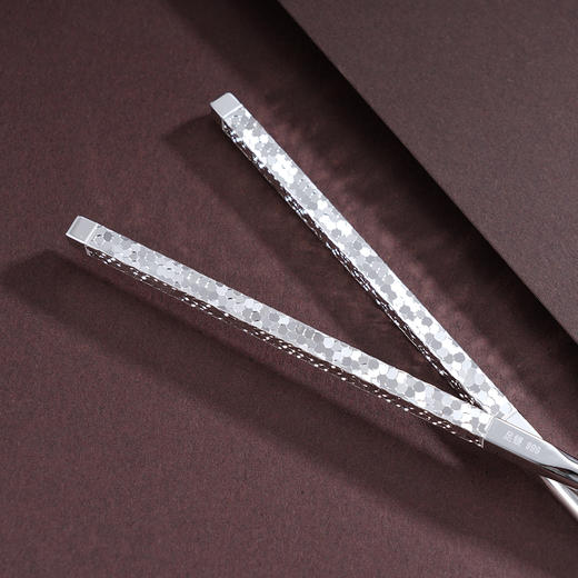 子佩集S999银【碎冰冰】筷子摆件【YH6600013-13】纯银餐具2503 商品图3