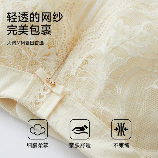 美季美优J花溪系列夹棉杯文胸C/D 商品图4