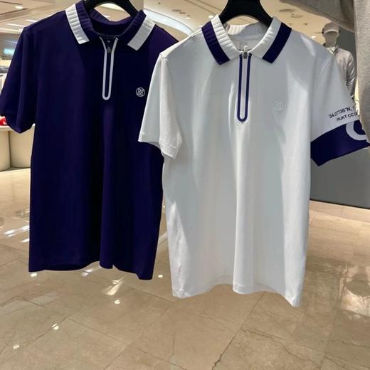 G家新款男士拉链短袖高品质版本!两个颜色百搭经典版型M224119180 商品图0