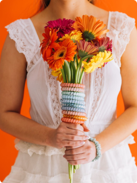 TELETIES美国春季电话线发圈M高弹力电话绳发绳无痕不伤发勒发扎头高马尾泰莉圈