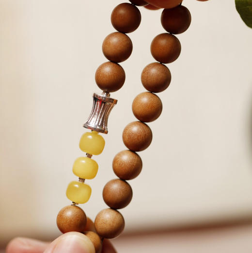 【青山特惠】10mm 15颗老山檀香 原创【佑月】手串y10 商品图6
