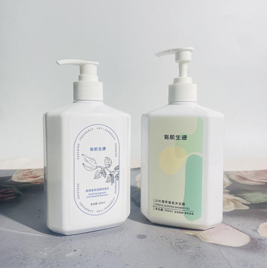 去屑洗发香氛沐浴 500ml·2组合：柔顺祛屑洗发水和柔润云杉沐浴露  针对油性混合性头皮控油平衡去屑，三重去屑成分，冲洗有薄荷凉感；沐浴露山茶花留香洗后细腻柔清爽舒 商品图8