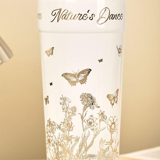 大英博物馆 博物志系列 蝴蝶翩翩大容量吸管 保温杯 商品图3