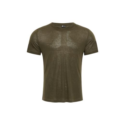 oneup羊毛小v领短袖T恤 商品图5