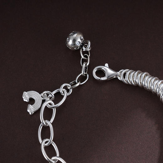 子佩集S925银【心之恋语】手串【TSB0001-49】纯银手链钱串爱心蝴蝶麦穗钱串腰缠万贯盘缠盘缠2503 商品图7