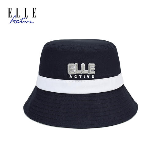 ELLE Active新款渔夫帽休闲户外百搭出游防晒撞色潮流遮阳帽子女 商品图3