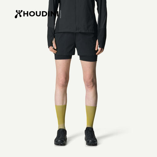 HOUDINI胡丁尼Pace Trail Shorts疾速越野女户外快干跑步健身短裤 840059 商品图0