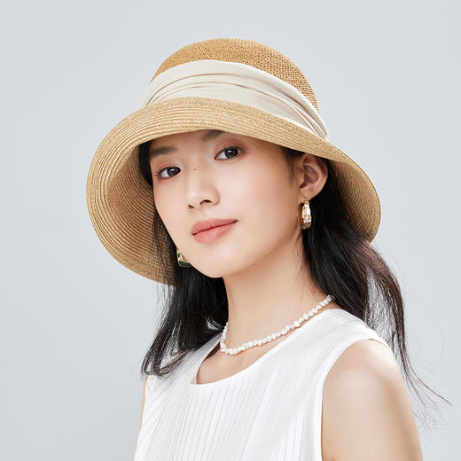 SIGGI 可折叠草编帽 商品图0