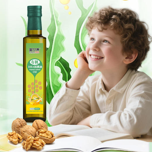 富世康有机核桃油  DHA核桃油 凉拌食用油 营养健康 商品图3