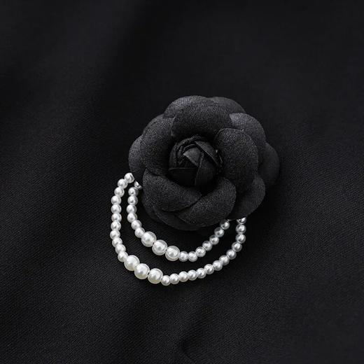 【高货wl】全新升级【铂金会员330/天猫439/差价109】(04642) 洛诗琳25新款法式优雅立体盘花网纱雅致千金风女春连衣裙 商品图3