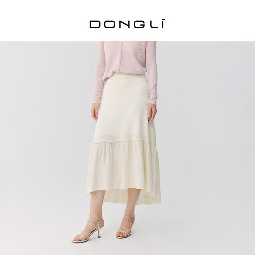 东黎 • 丝绒女士春夏气质舒适高腰显瘦半裙 3082 商品图2