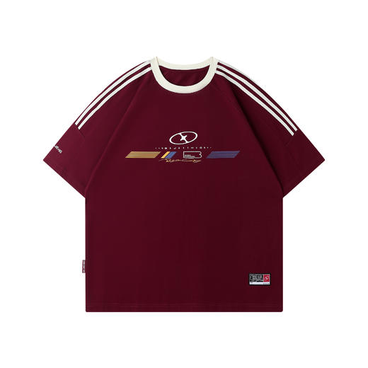 BJHG不计后果 泽西风复古t恤短袖女夏季2025新款凉感黑色短袖上衣 商品图3