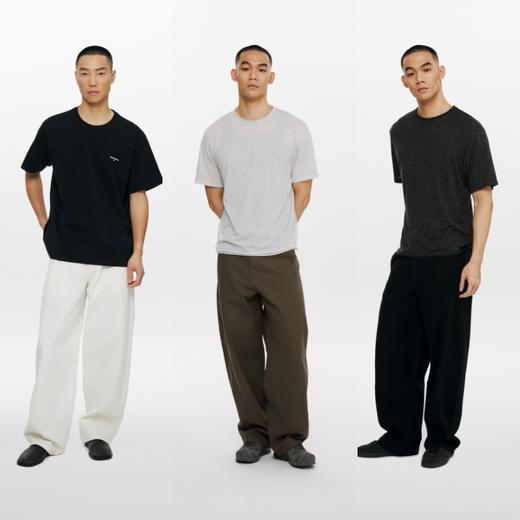 oneup斜纹腰带弯刀裤 商品图4