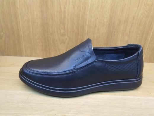 春季新款豪行休闲男鞋12151062舒适真皮平底耐磨套脚单鞋 商品图1