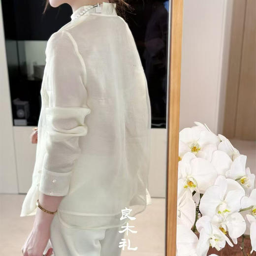 【不换不退】良木礼新中式国风扣高级感百搭衬衫(110602) 商品图1
