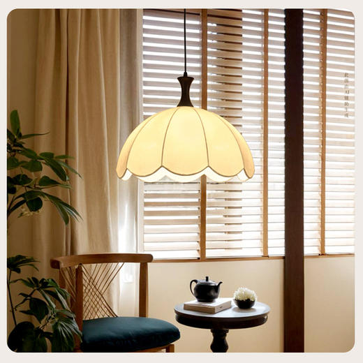 OPPLE欧普照明中古风床头吊灯复古灯饰春晓E27灯具客厅餐厅 商品图2