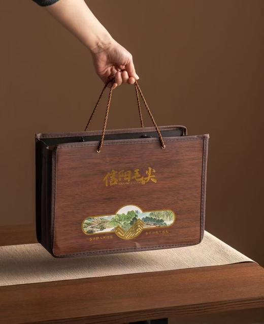 梅花木盒【免漆木.毛尖2听】35元1套.整件14套 商品图2