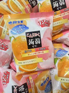 大林至菓蒟蒻果汁果冻240g（橙子+白桃）  4897109522290