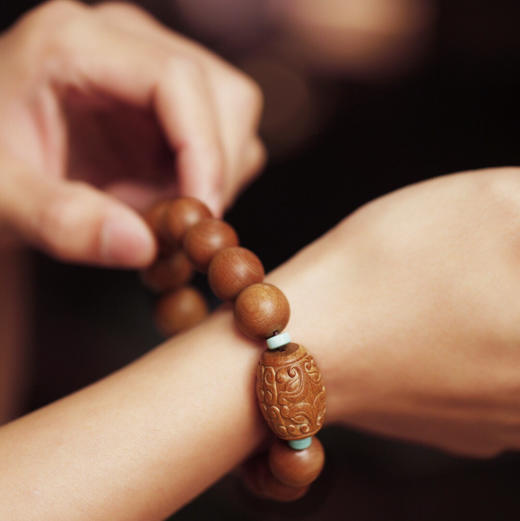 【青山特惠】15mm 13颗老山檀香 原创【善洲】手串y2 商品图7