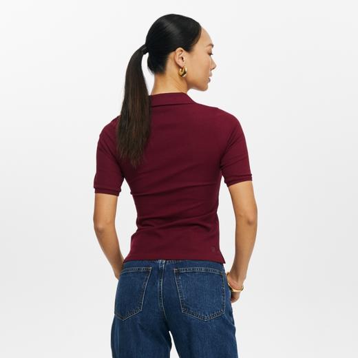 oneup凉感珠地修身短袖Polo 商品图3