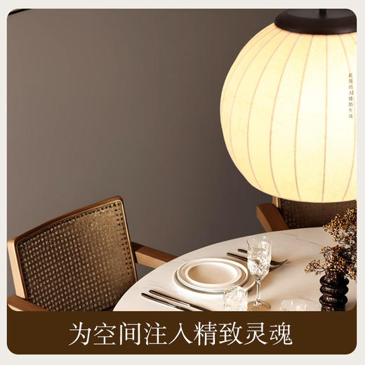 欧普  栗子 单头吊灯床头复古灯饰E27灯具 商品图1