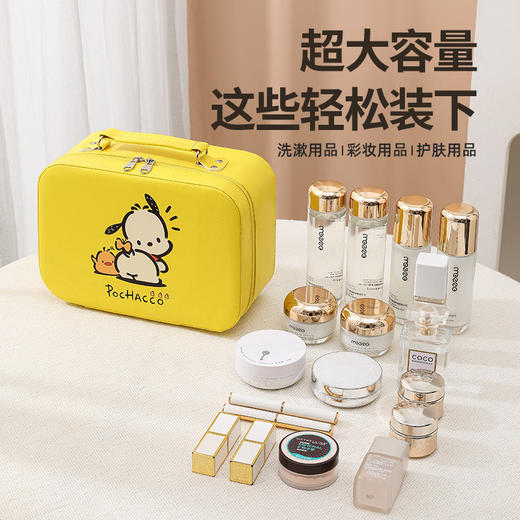 五一出行【萌趣可爱！便携化妆包】三丽鸥卡通可爱化妆箱出差旅行便携伴手礼手提箱大容量化妆包高颜值。ry 商品图1